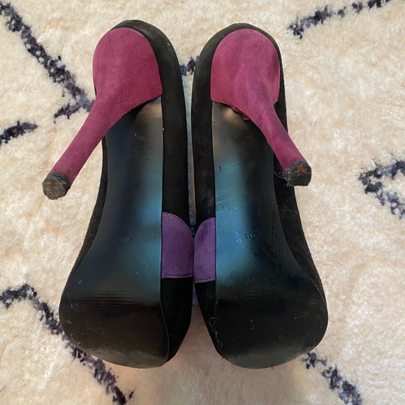 Guess Multicolor Suede Heels - Picture 3 of 4